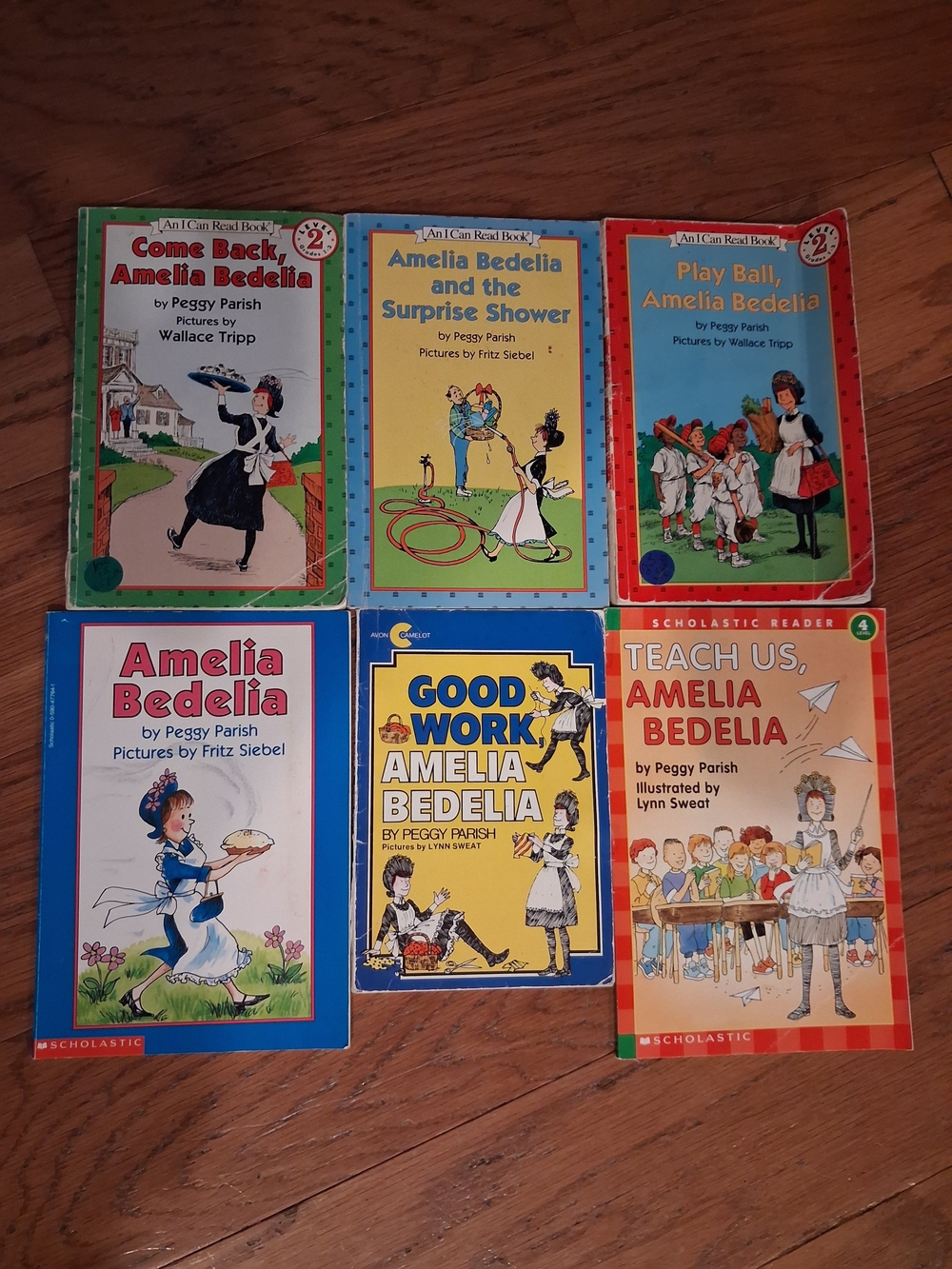 Amelia Bedelia Book Lot - Colorful Vintage Covers
